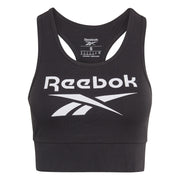Reebok Women's Reebok Identity High Neck Sports Bra  In Black REG