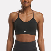 Reebok Apparel  Women's Workout Ready Sports Bra Reebok Training App Women Black Reg