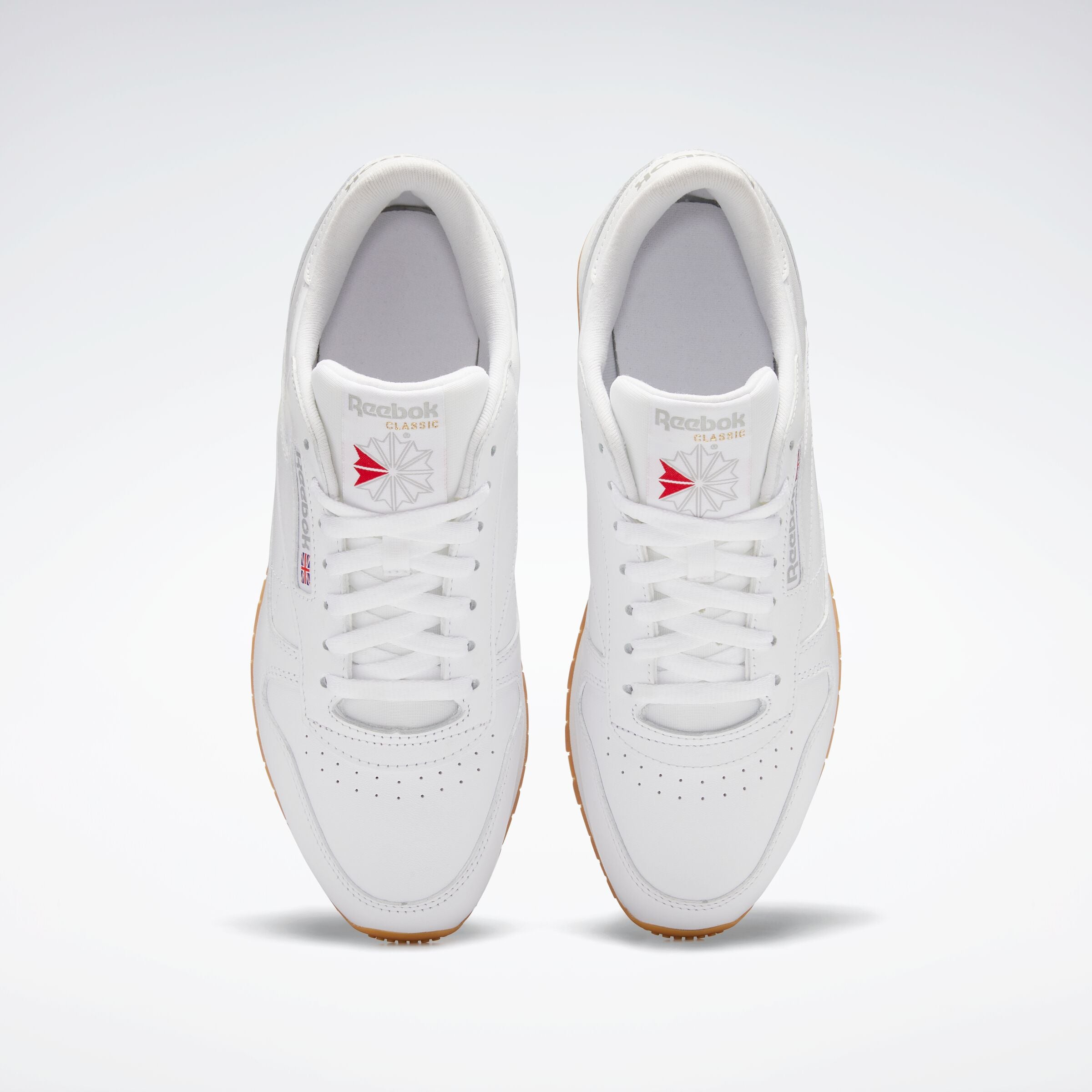 Reebok Unisex' Classic Leather  In White/Pure