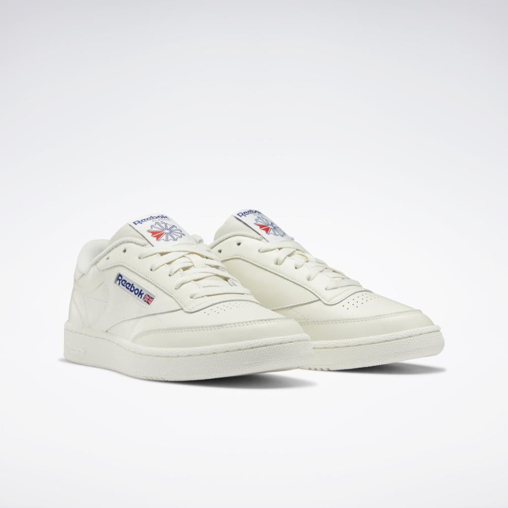 Reebok Men's Club C 85  In Chalk/Chalk/Classic M