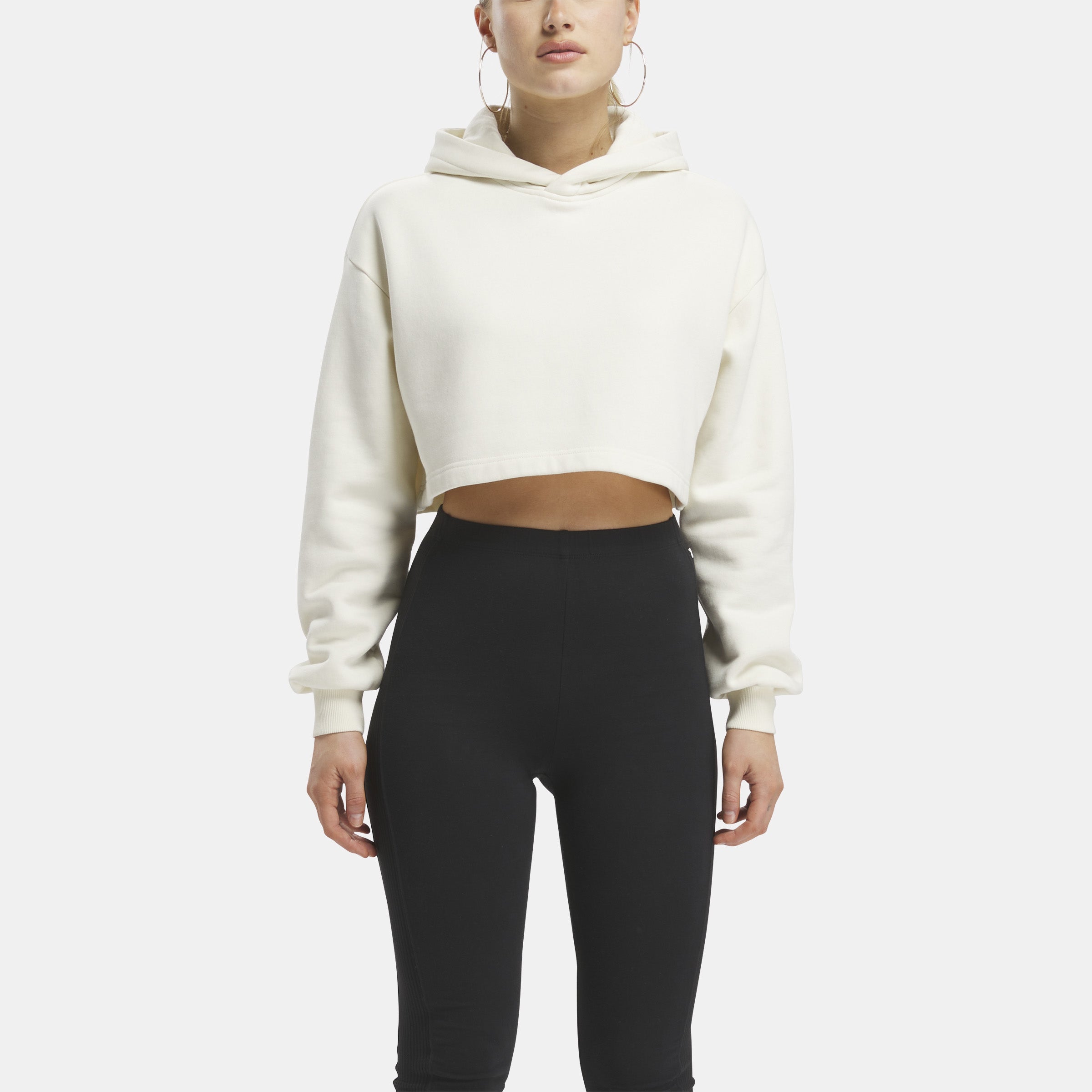 Reebok Women's Reebok Classics Natural Dye Oversized Long Hoodie  In Non-Dyed REG