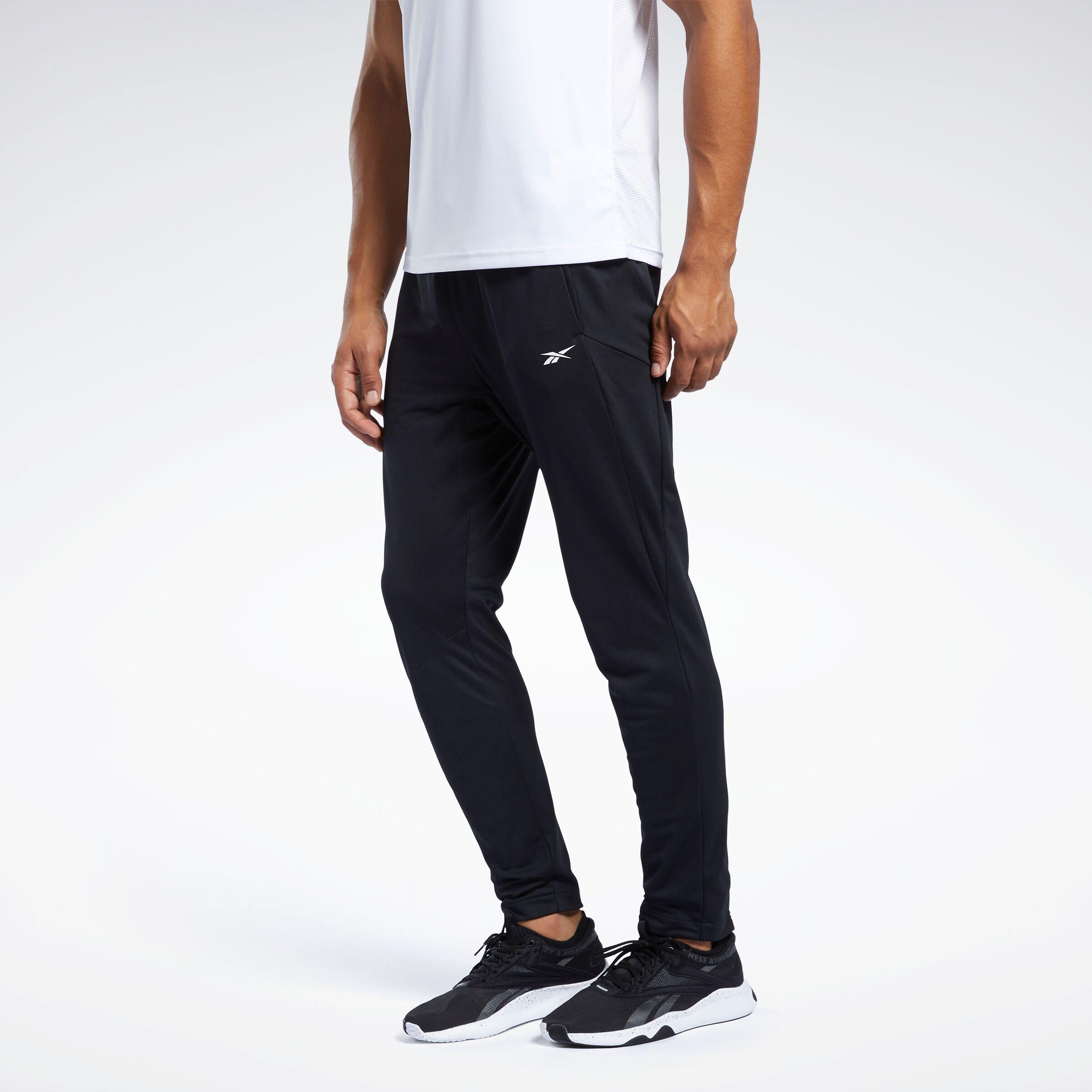 Reebok Apparel  Men's Id Train Knit Pant Reebok Training App Men Black Reg