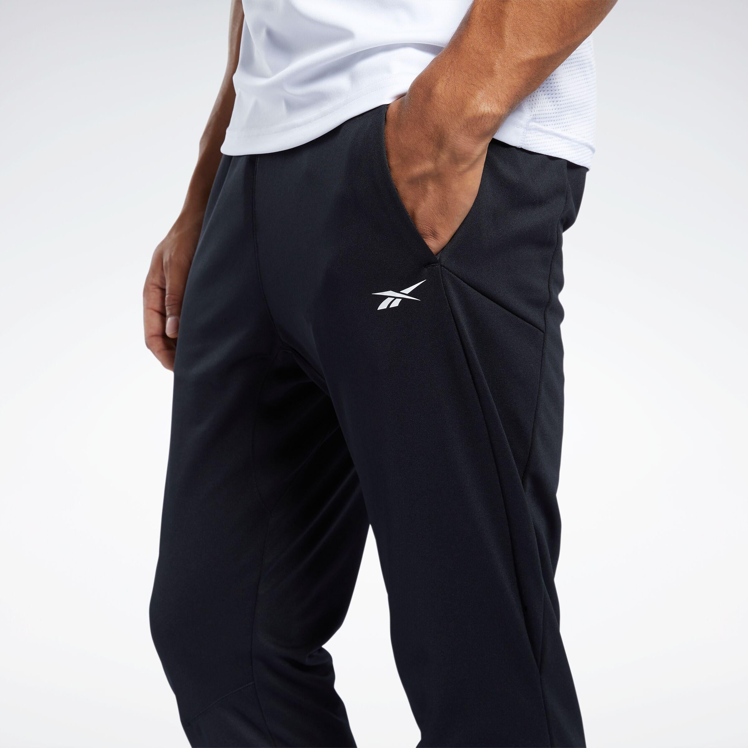 Reebok Apparel  Men's Id Train Knit Pant Reebok Training App Men Black Reg
