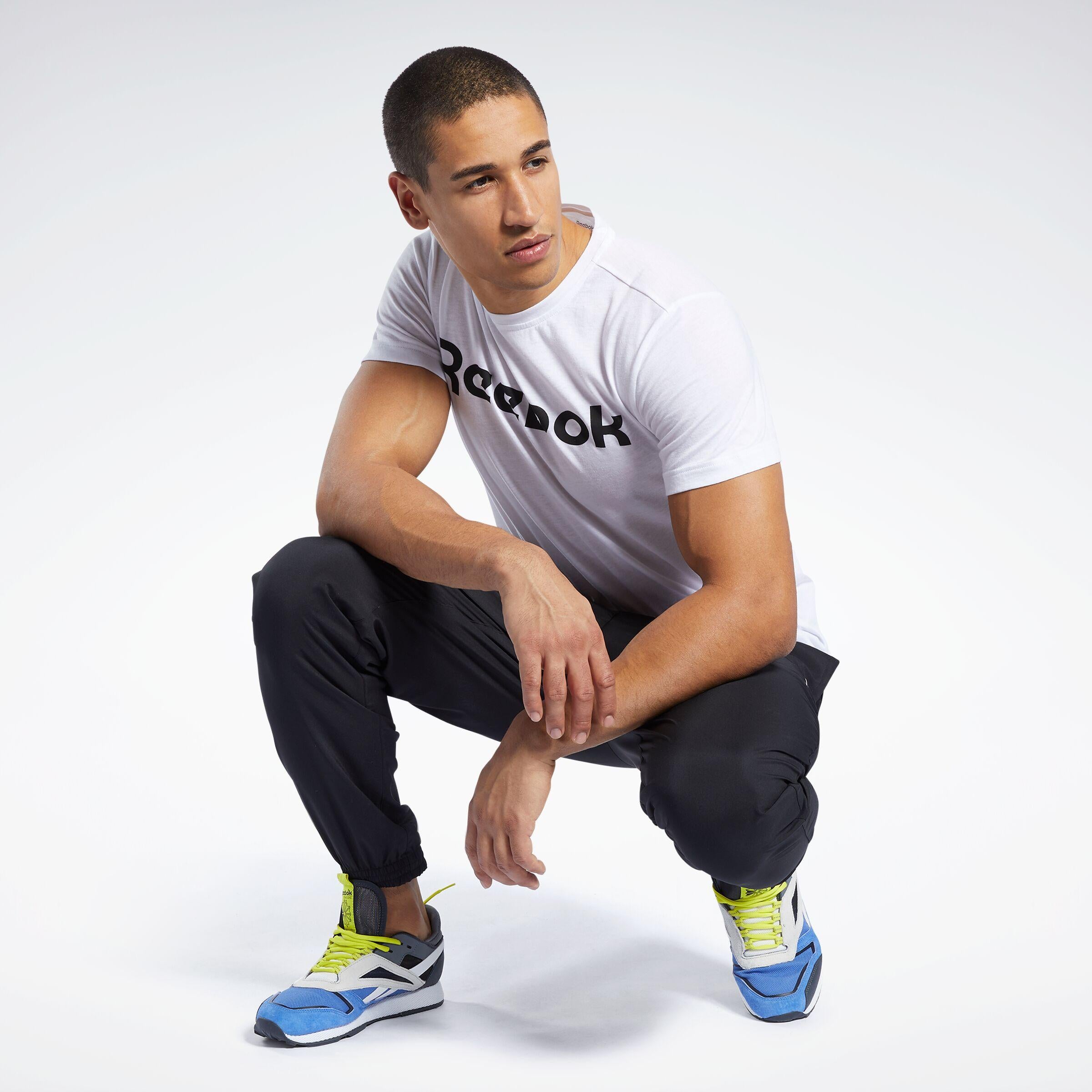 Reebok Apparel  Men's Gs Reebok Linear Read Tee Zia White Reg