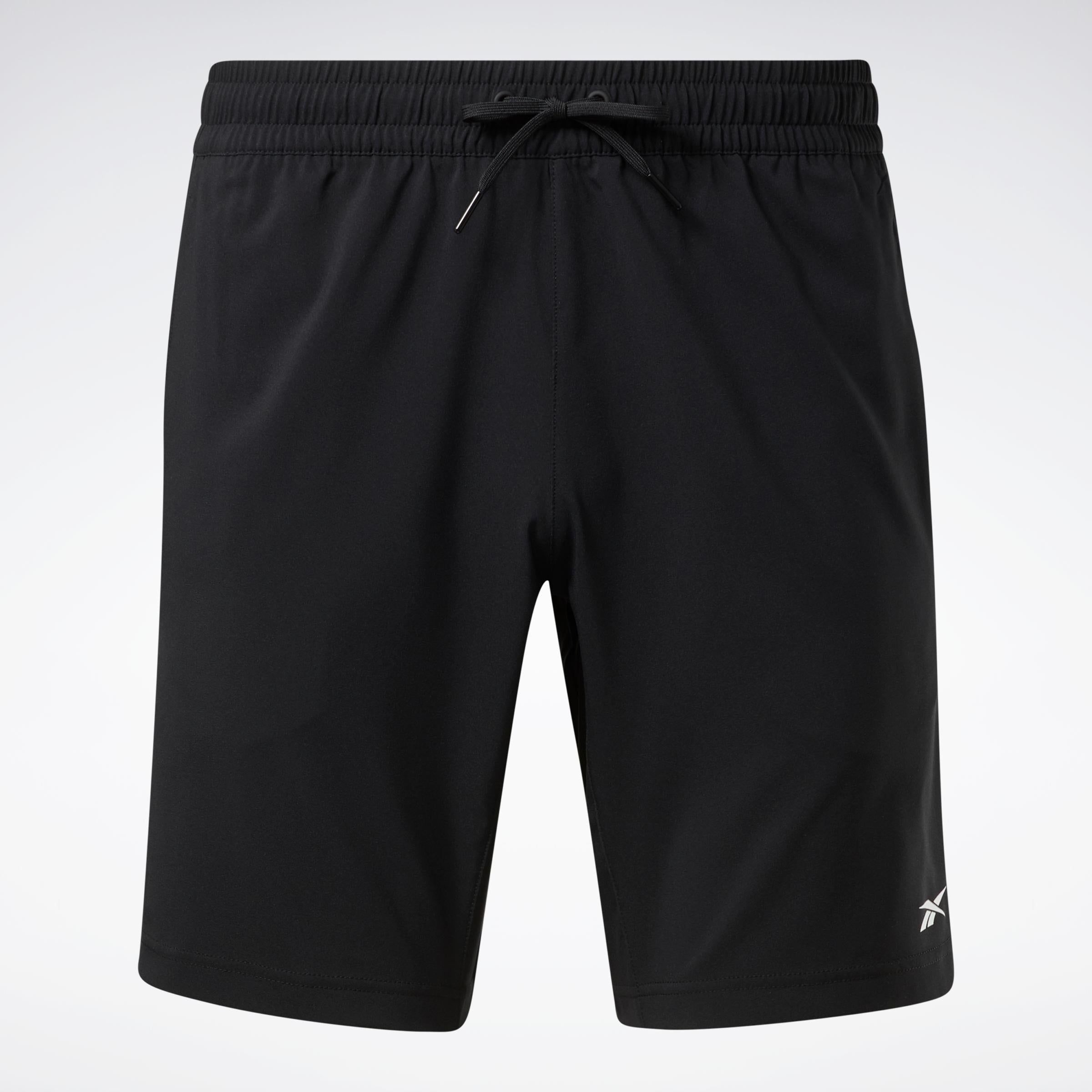 Reebok Apparel  Men's Workout Ready Shorts Reebok Training App Men Black Reg