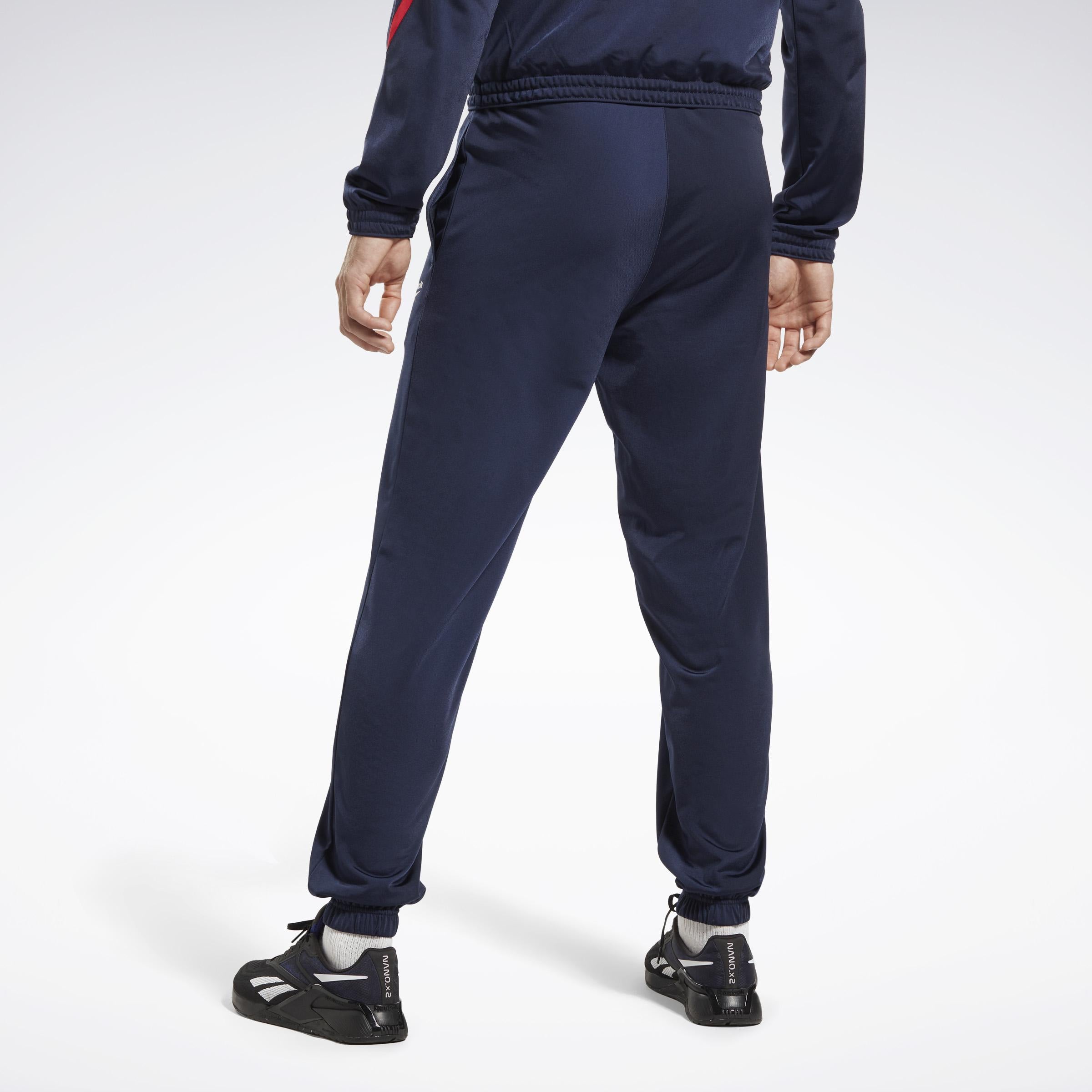 Reebok Apparel  Unisex' Reebok Id Vector Knit Trackpant Reebok Training App Men Blue Reg
