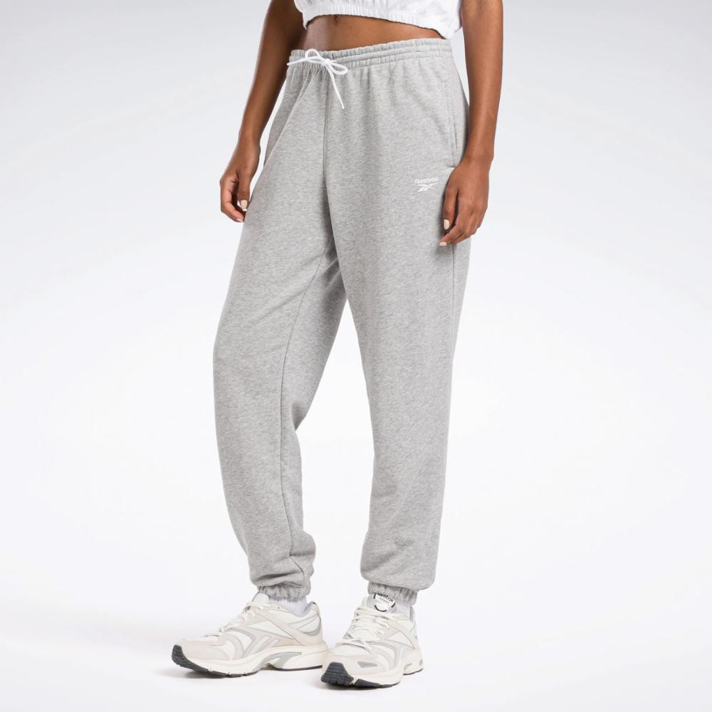 Reebok Apparel  Women's Ri French Terry Pant Reebok Training App Women Grey Reg