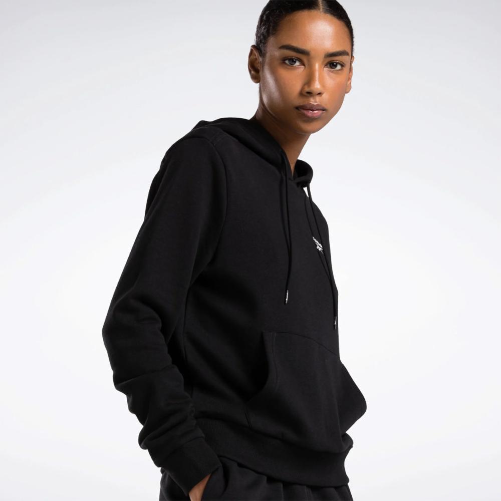 Reebok Apparel  Women's Ri Sl French Terry Hoodie Reebok Training App Women Black Reg