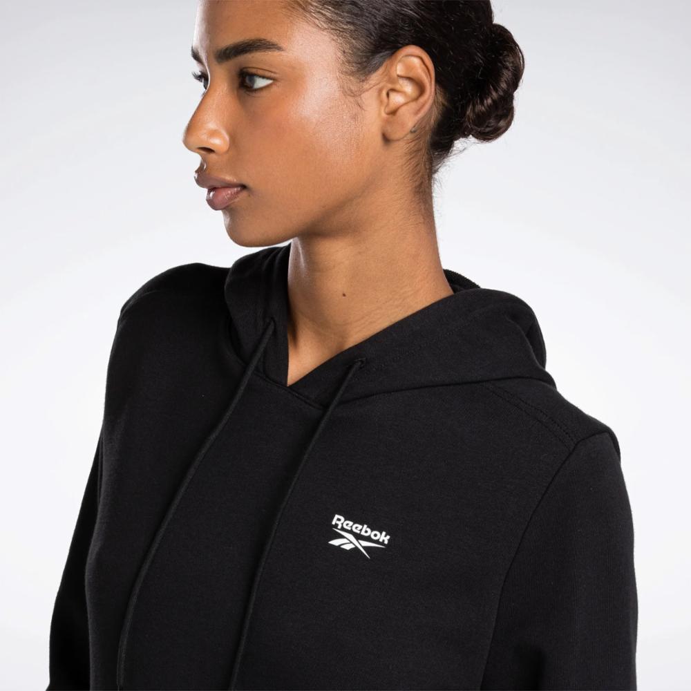Reebok Apparel  Women's Ri Sl French Terry Hoodie Reebok Training App Women Black Reg
