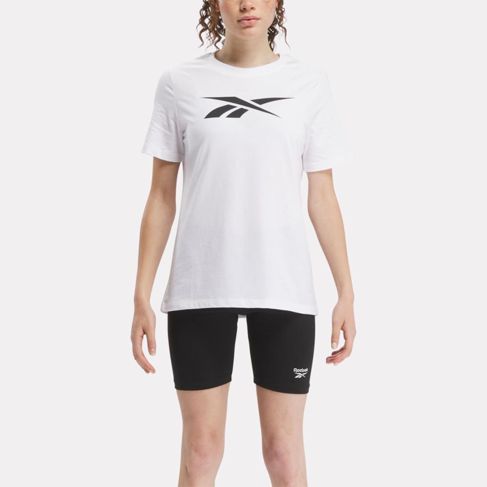 Reebok Apparel  Women's Vector Graphic Tee Reebok Training App Women White Reg