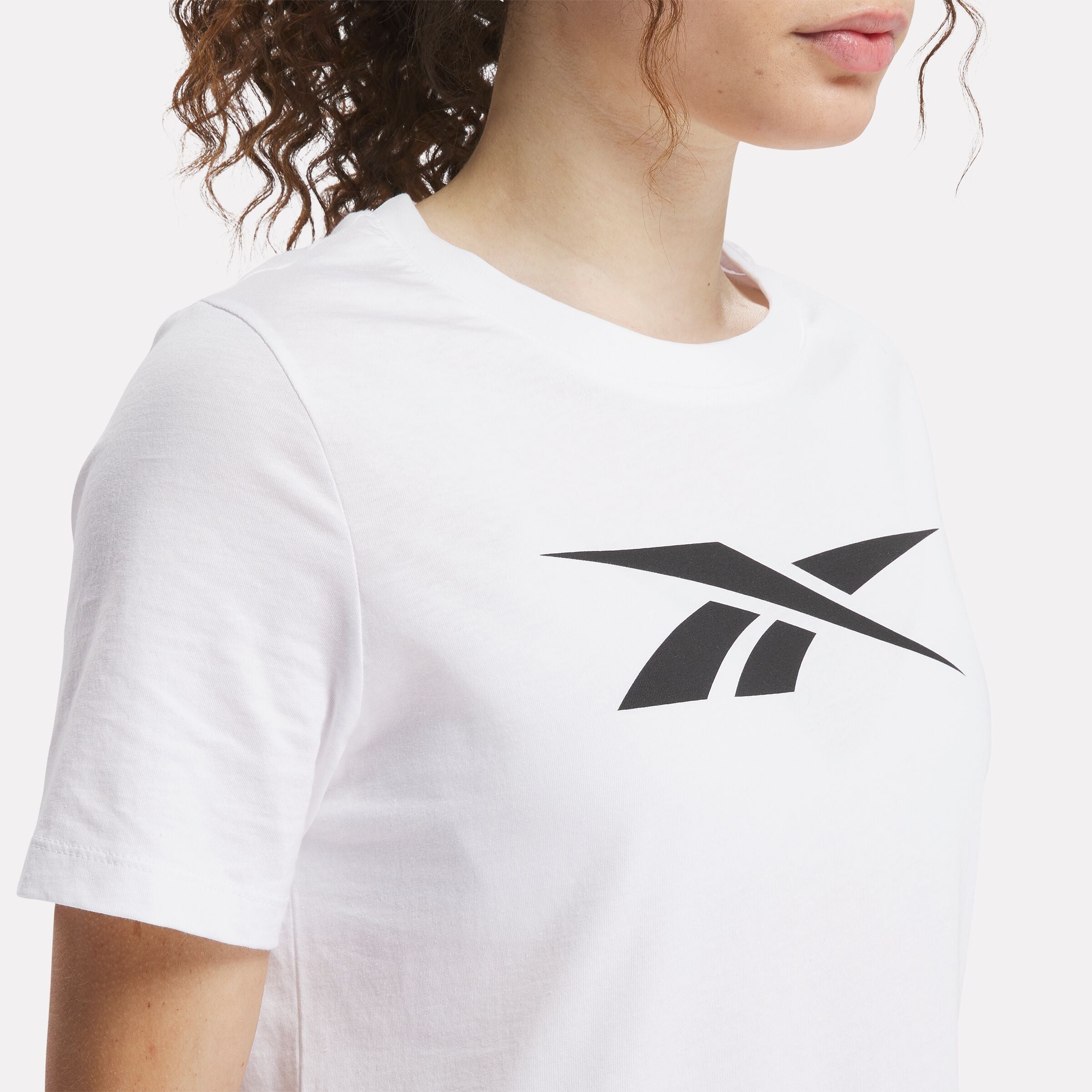 Reebok Women's Vector Graphic Tee  In White REG