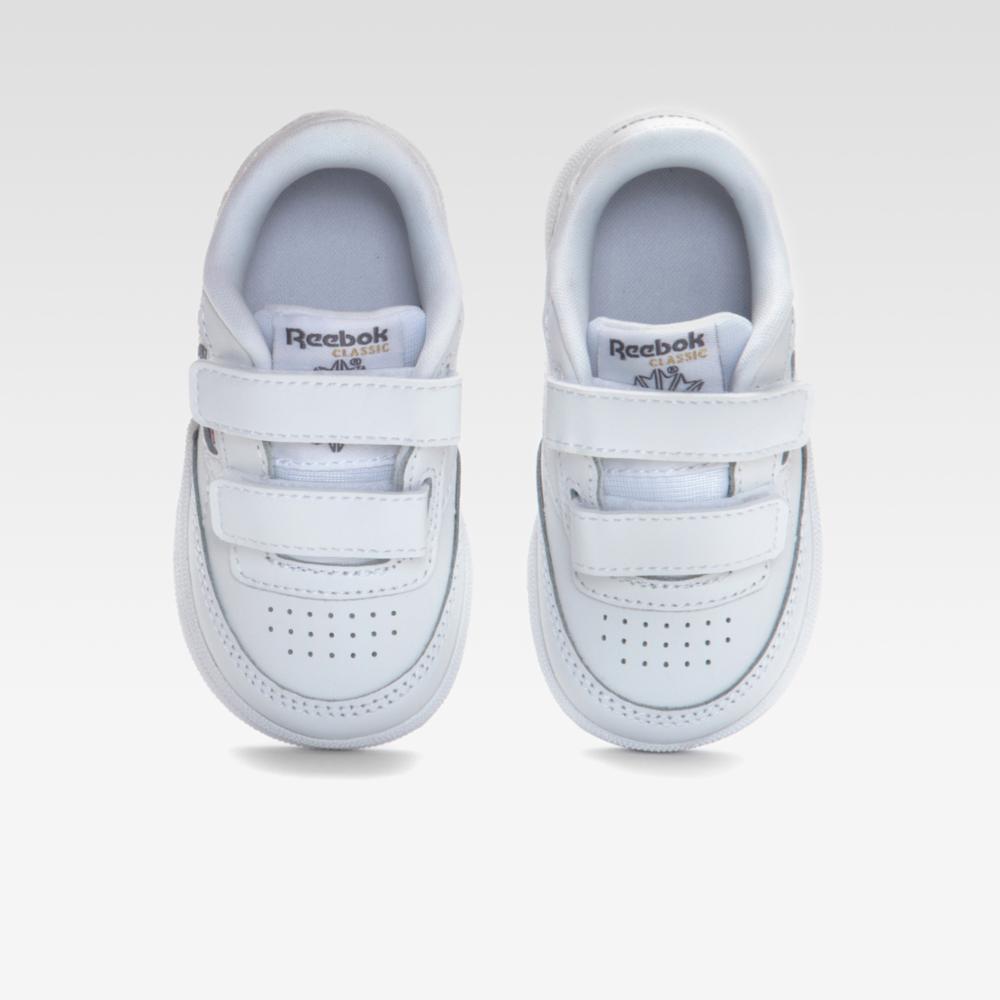 Reebok Kids' Club C 2V 2.0 Infant  In Ftwwhite/Ftwwhite/Pugrey5 M