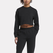 Reebok Women's Activ Coll Dreamblend Midlayer  In Black REG