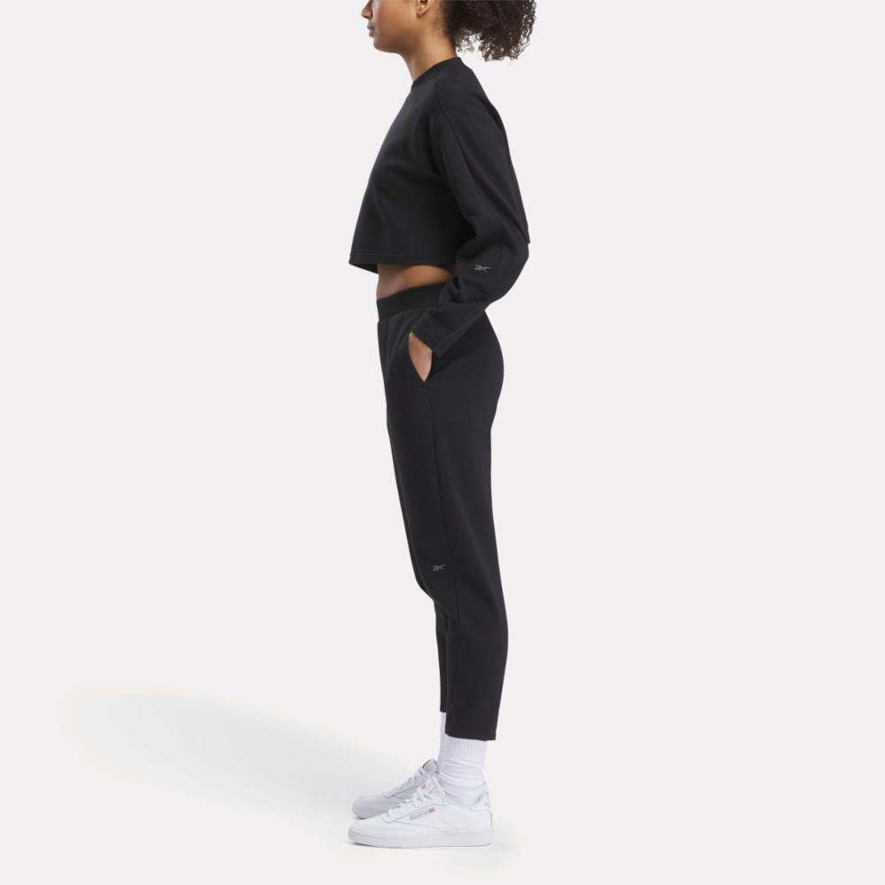 Reebok Women's Activ Coll Dreamblend Midlayer  In Black REG