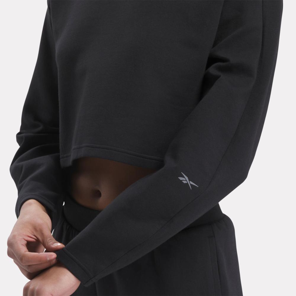 Reebok Women's Activ Coll Dreamblend Midlayer  In Black REG
