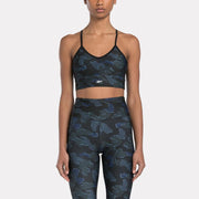 Reebok Women's Id Train Camo Bra  In Black REG