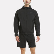Reebok Men's Running Woven Wind Jkt  In Black REG