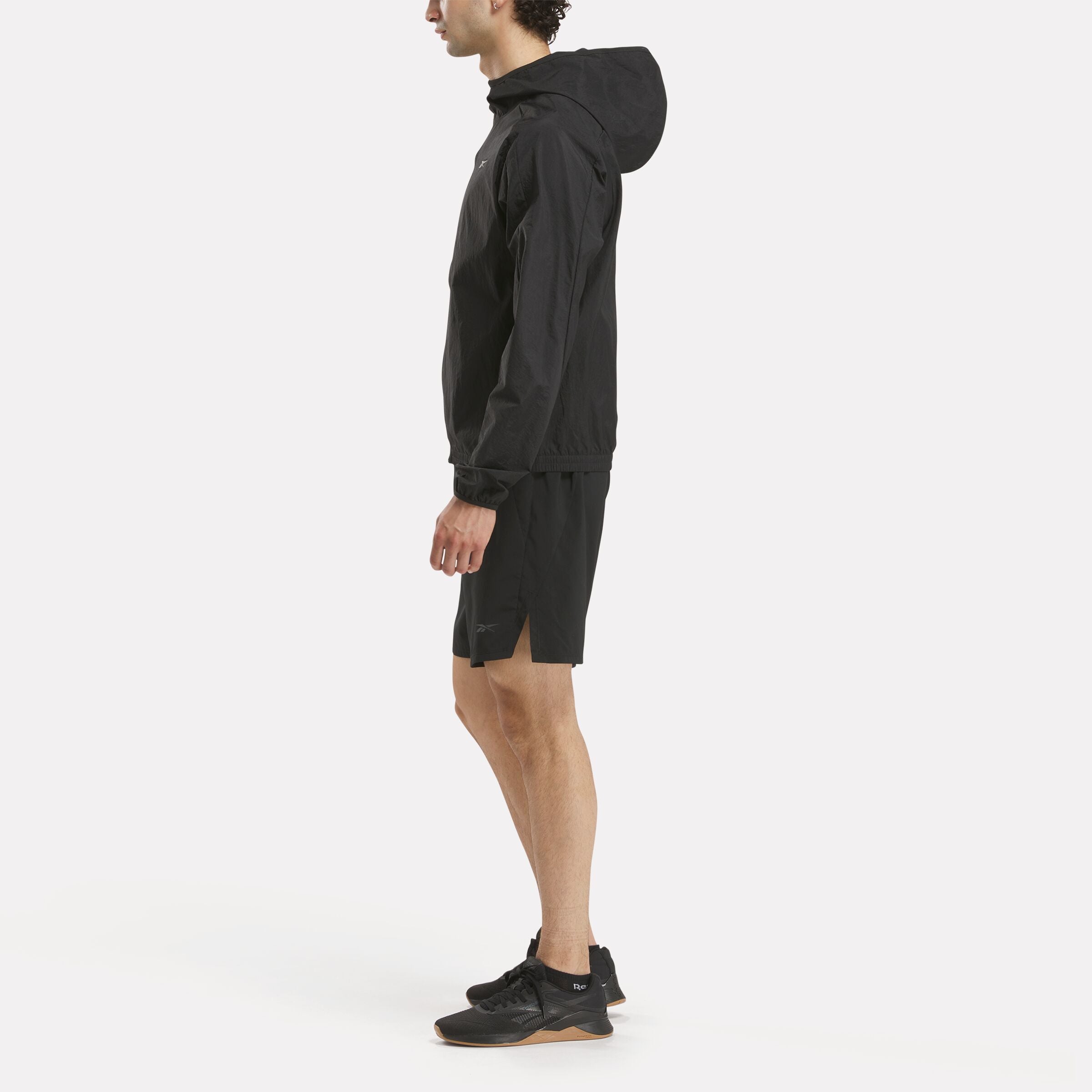 Reebok Men's Running Woven Wind Jkt  In Black REG