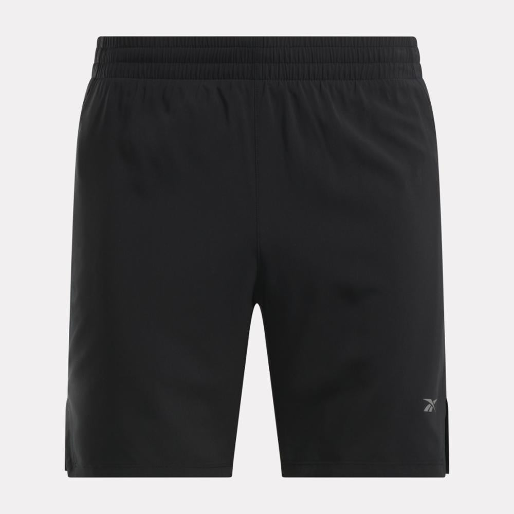 Reebok Apparel  Men's Running 2 In 1 Short Reebok Running App Men Black Reg