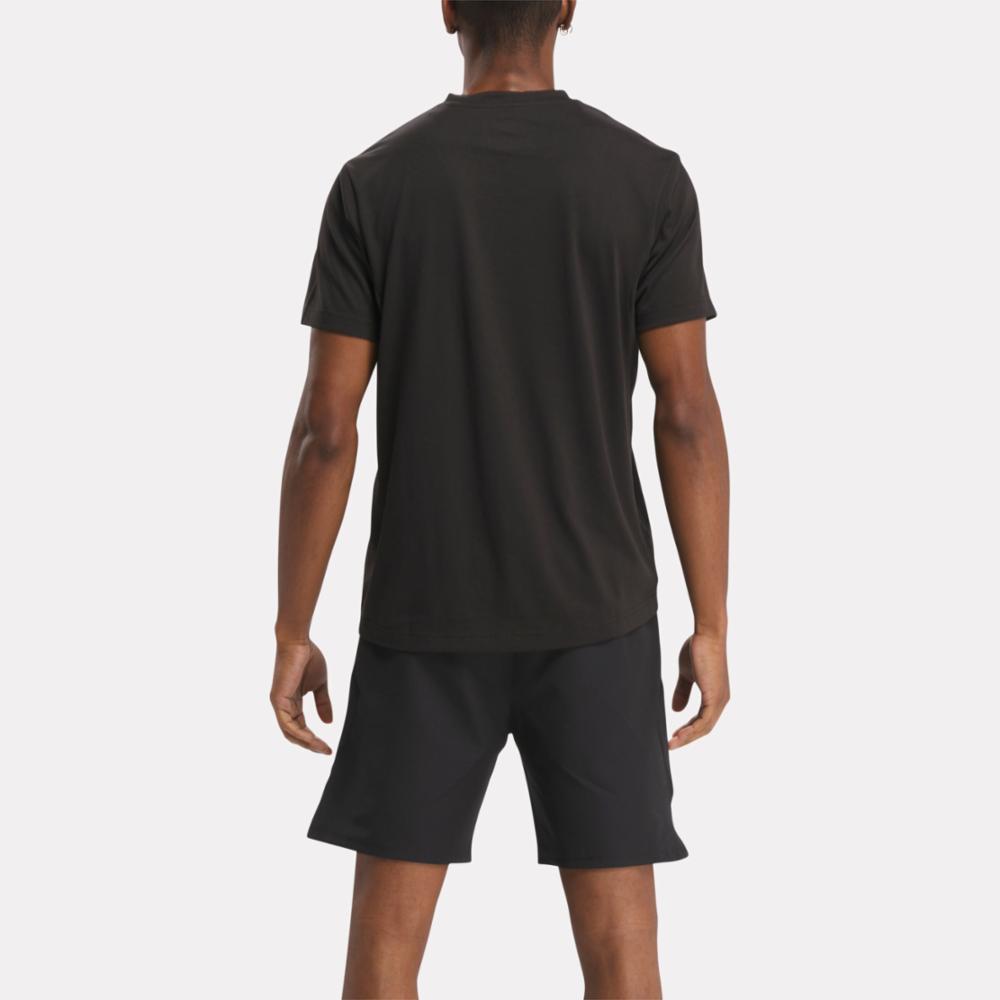 Reebok Apparel  Men's Athlete Tee 2.0 Rbk-Endure Reebok Training App Men Black Reg
