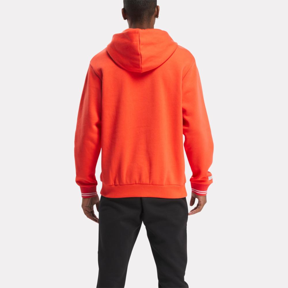Reebok Men's Cl Uniform Hoodie  In Dynred REG