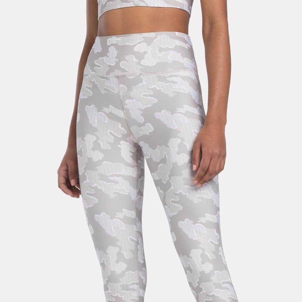 Reebok Women's Id Train Camo Tight  In Ash REG