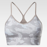 Reebok Women's Id Train Camo Bra  In Ash REG