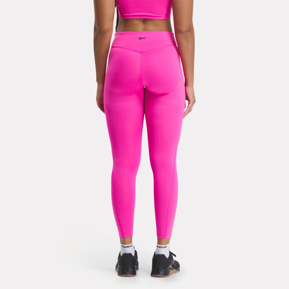 Reebok Apparel  Women's Lux Contour Tight Reebok Training App Women Pink Reg