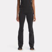 Reebok Women's Lux Hr Mini-Flare Pant  In Black REG