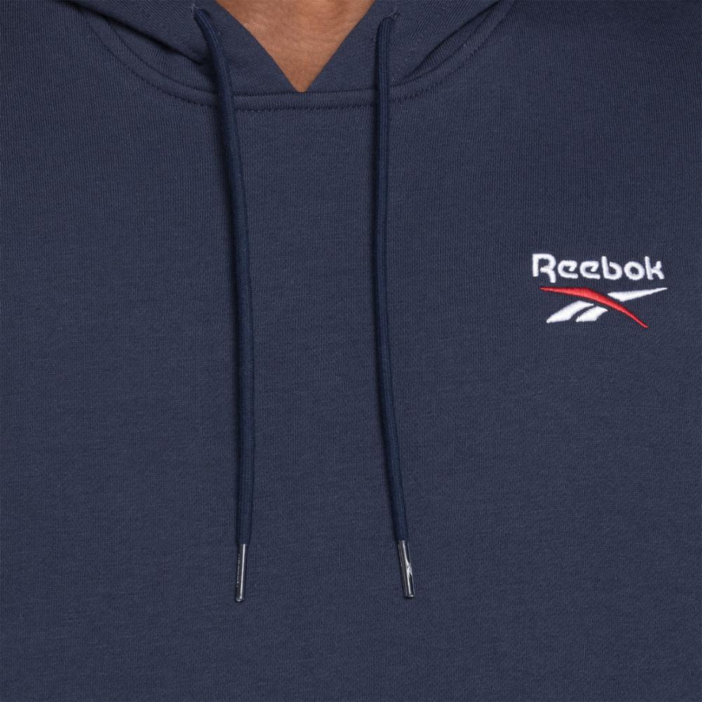 Reebok Men's Reebok Identity Small Logo Fleece Hoodie  In Vecnav REG