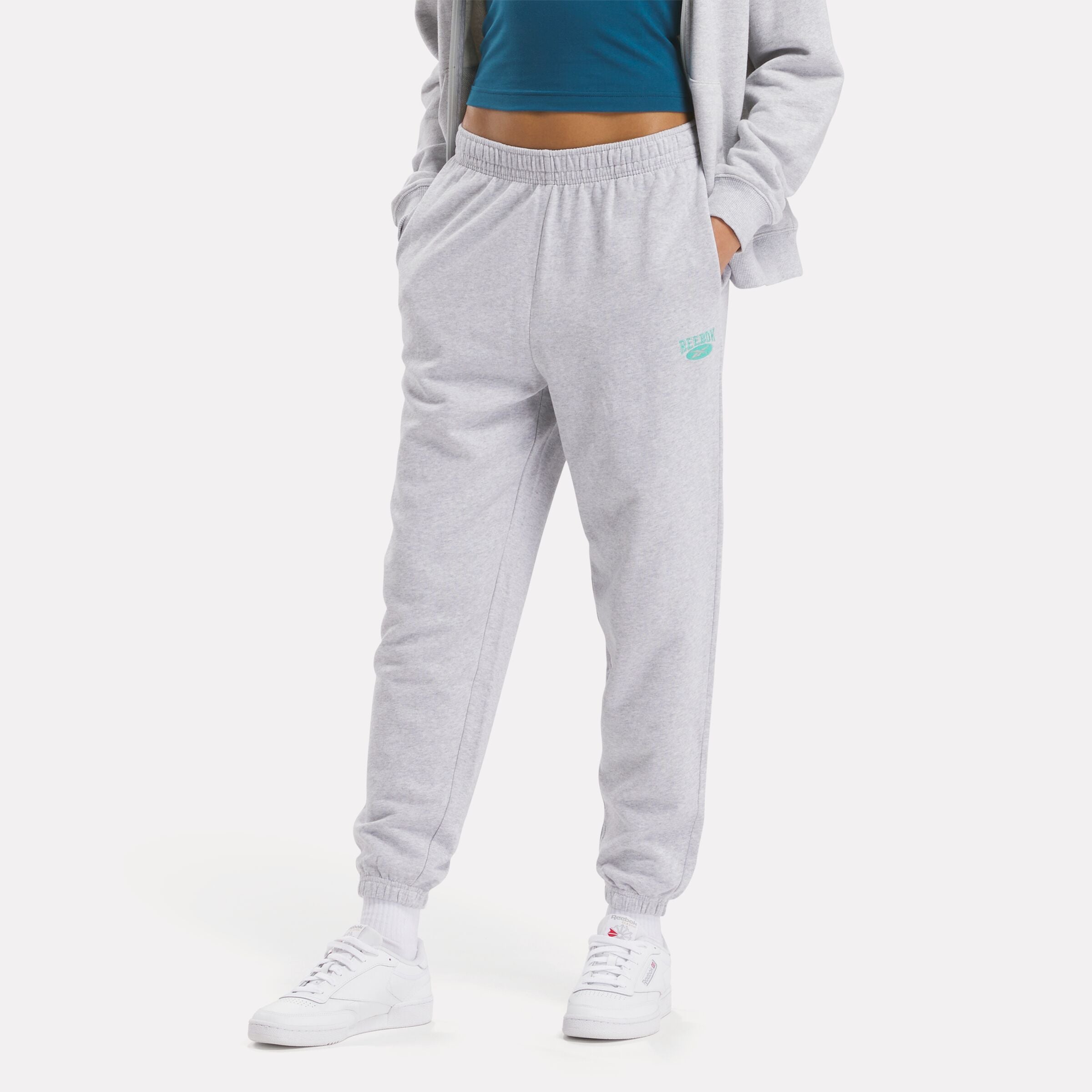 Reebok Women's Ae Ft Pant  In Light Grey Heather REG