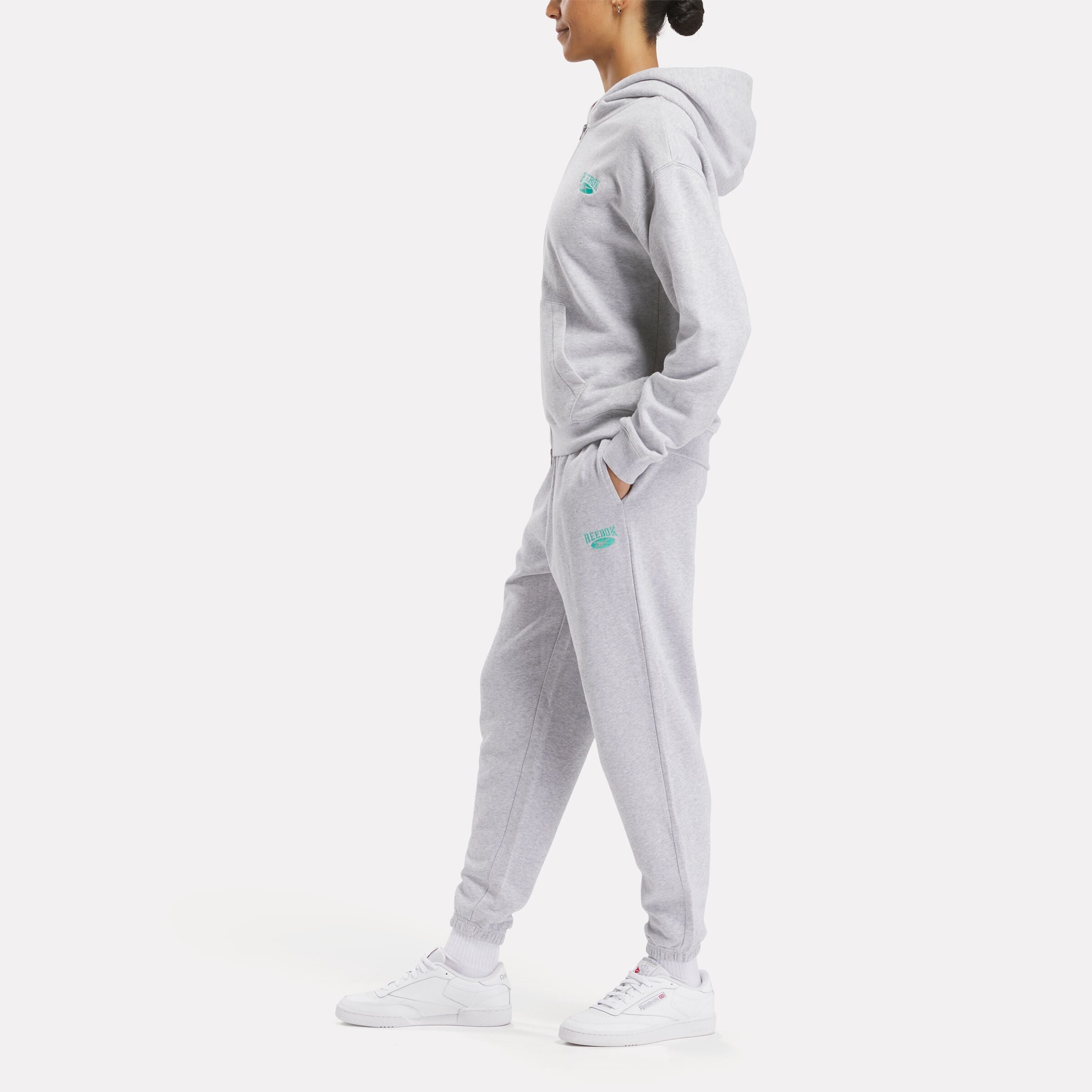 Reebok Women's Ae Ft Pant  In Light Grey Heather REG
