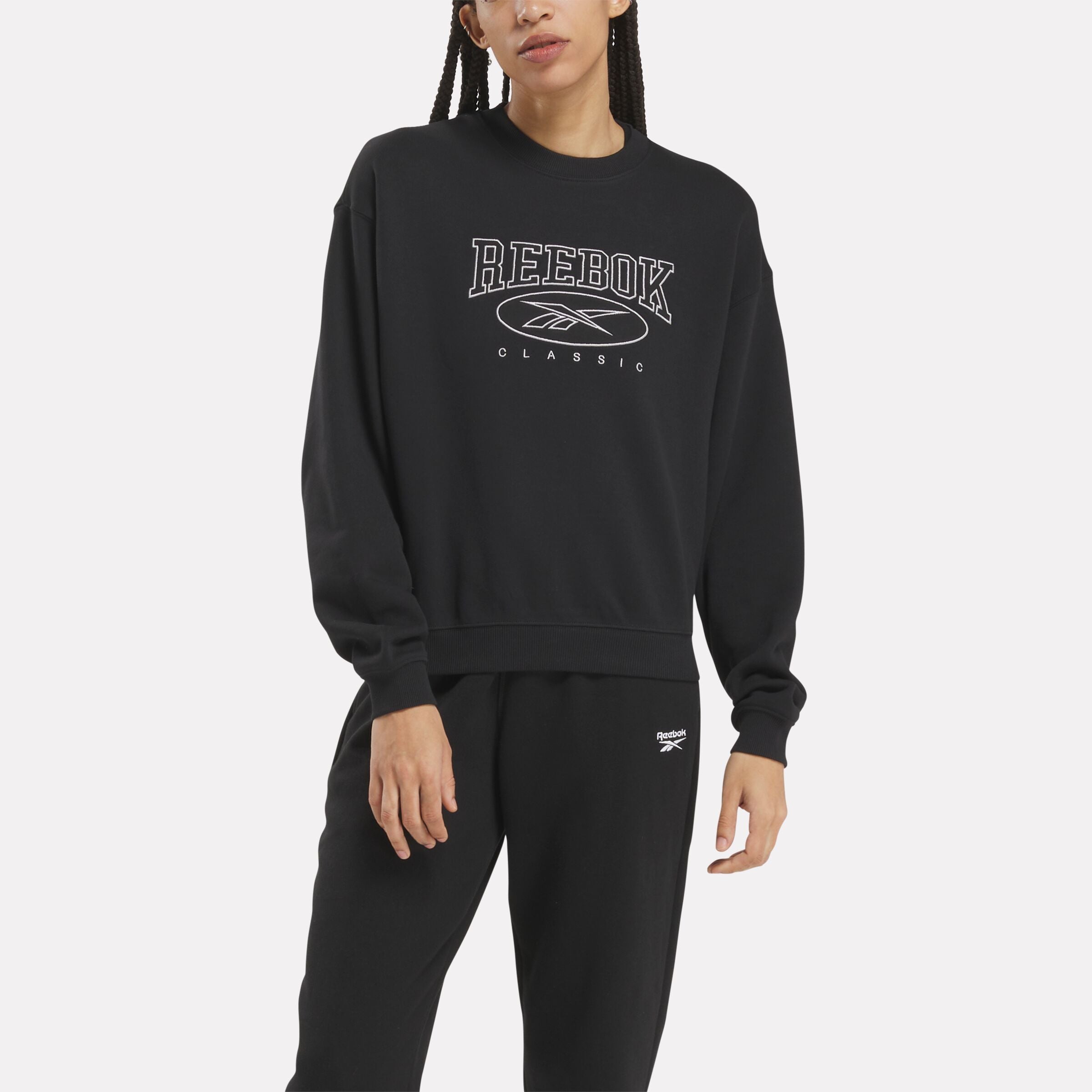 Reebok Women's Ae Crew  Reg In Black