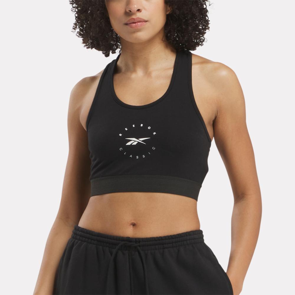 Reebok Apparel  Women's Q3 Ide Bralette Reebok Training App Women Black Reg