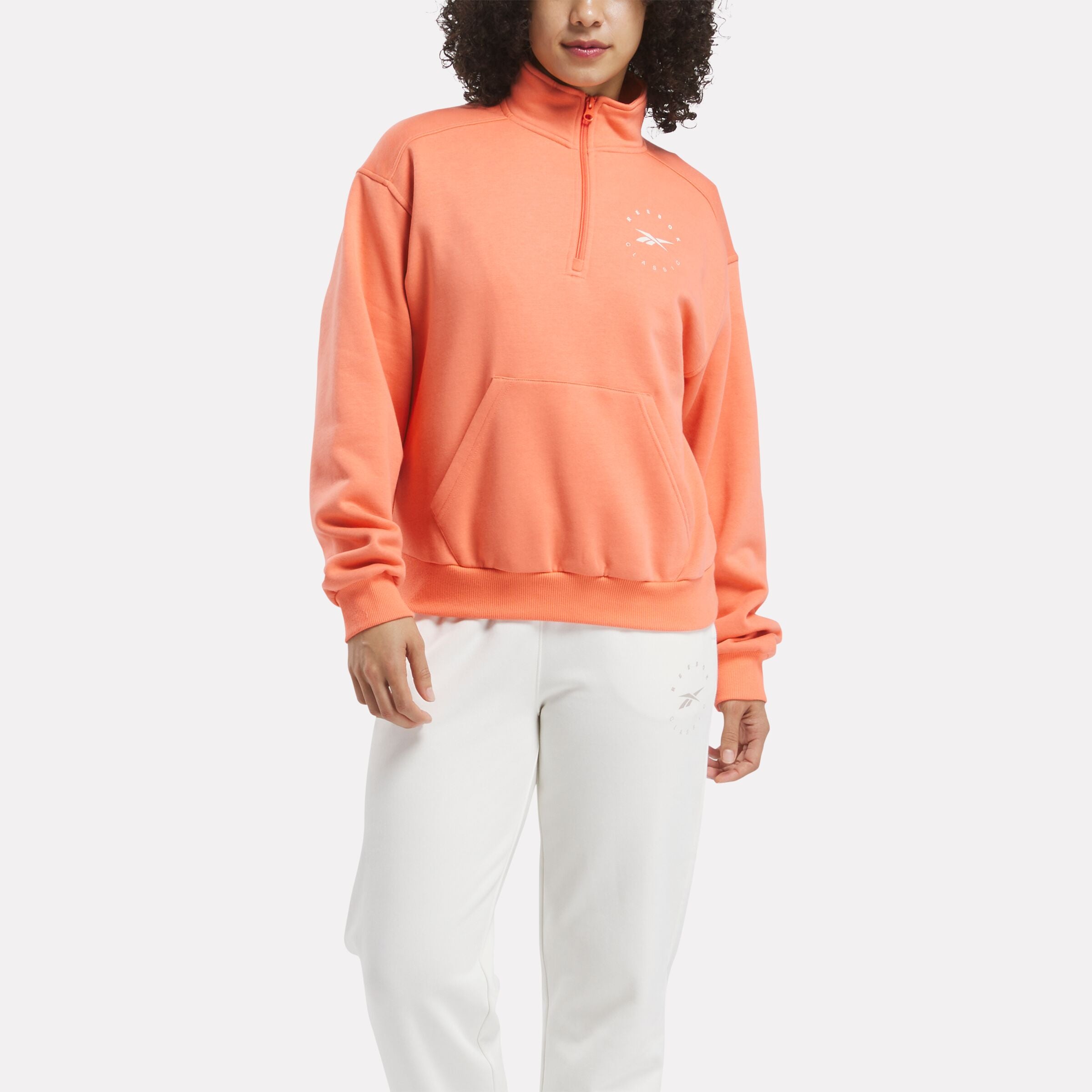 Reebok Women's Q3 Ide Fleece Midlayer  In Supercharged REG