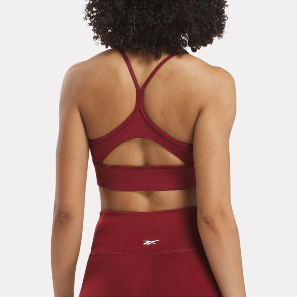 Reebok Apparel  Women's Id Train Tri-Back Bra Reebok Training App Women Red Reg
