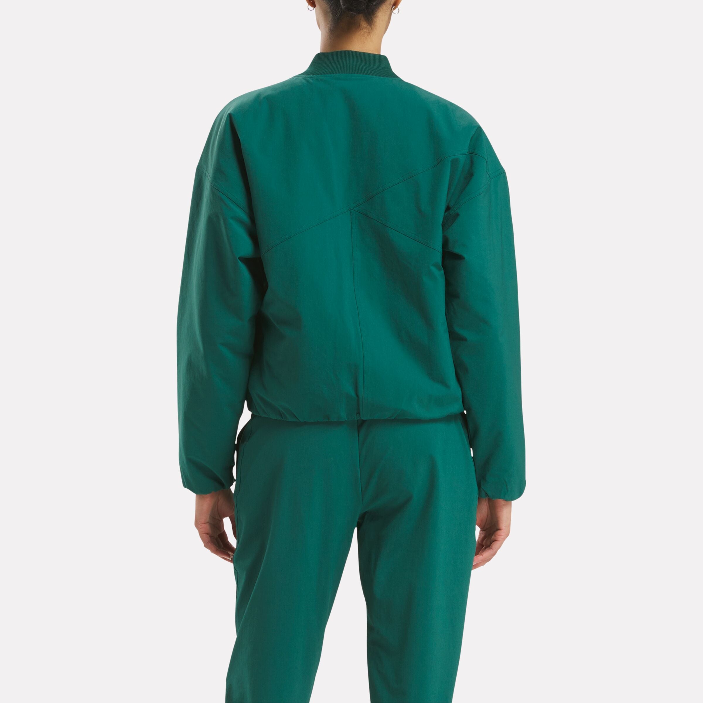 Reebok Women's Activ Coll Skystretch Wvn Padded Jkt  Reg In Collegiate