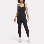Reebok Women's Lux 7/8 Bodysuit  In Black REG