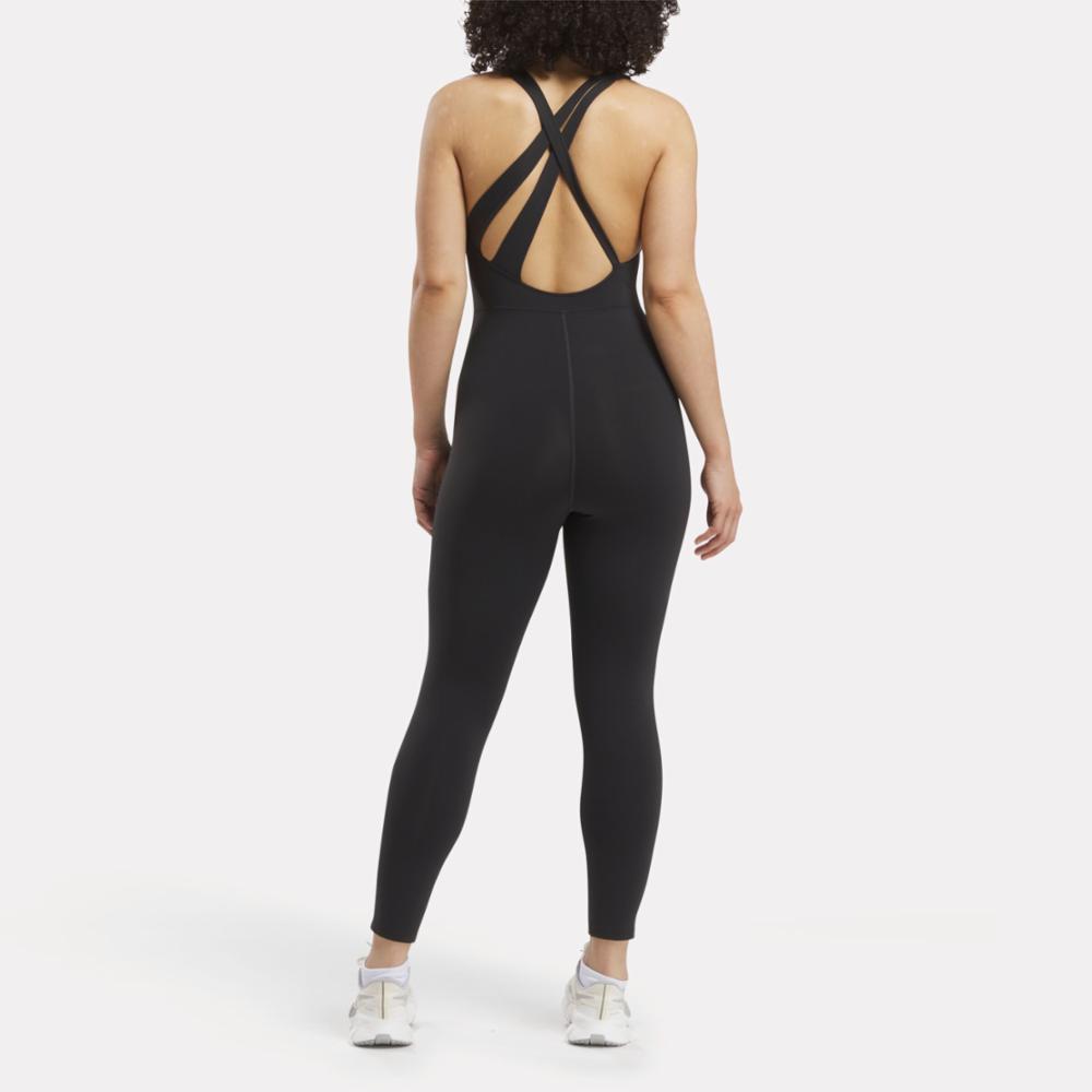 Reebok Apparel  Women's Lux 7/8 Bodysuit Reebok Training App Women Black Reg