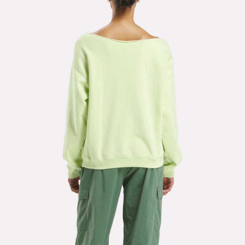Reebok Apparel  Women's Wde Fleece Coverup Reebok Classics App Women Green Reg