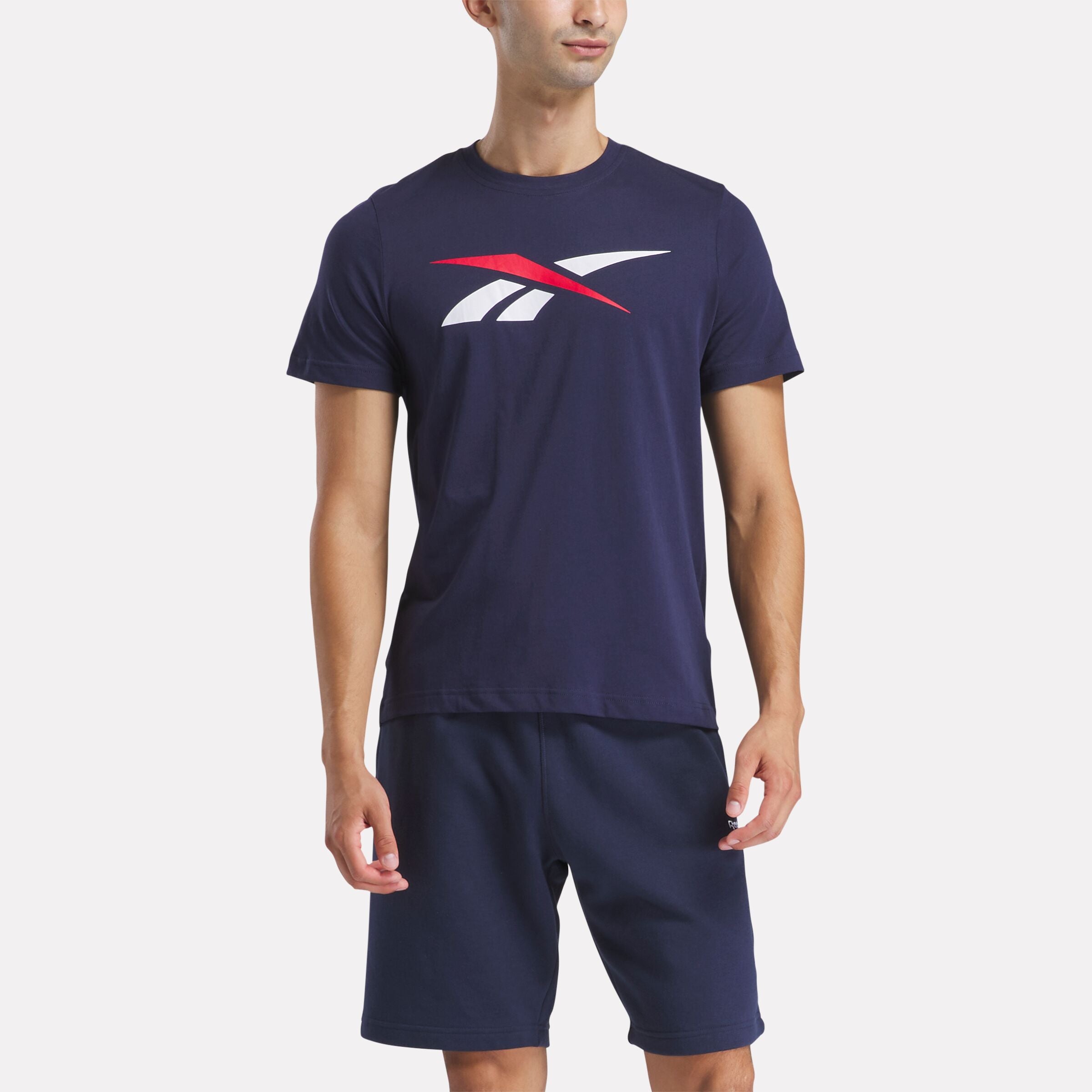 Reebok Men's Gs Vector Tee  In Navy REG