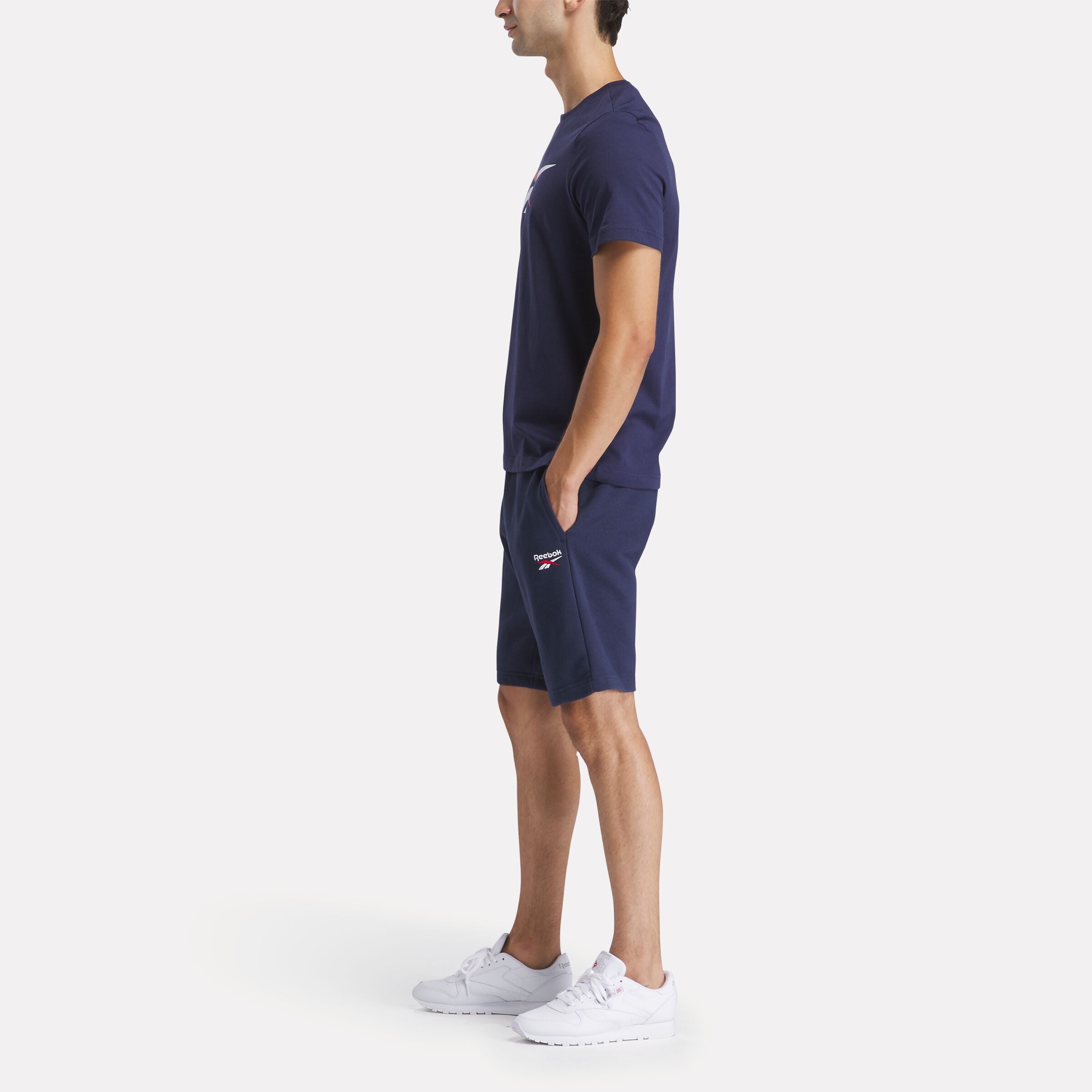 Reebok Men's Gs Vector Tee  In Navy REG