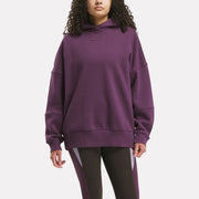 Reebok Women's Lux Oversized Hoodie  Reg In Midnight
