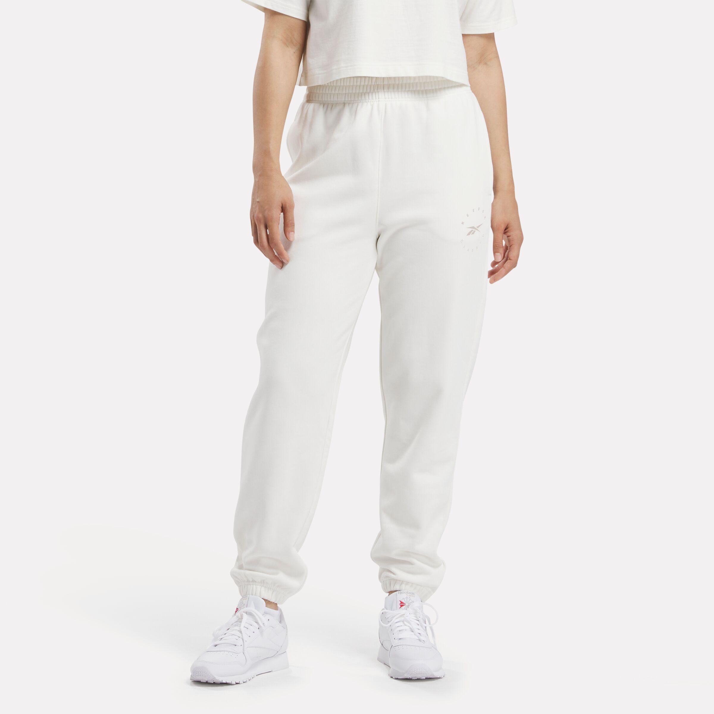 Reebok Apparel  Women's Q3 Ide Fleece Pant Reebok Training App Women White Reg