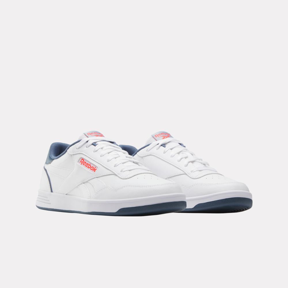 Reebok Unisex' Reebok Court Advance  In White/Shadow/Energyred M