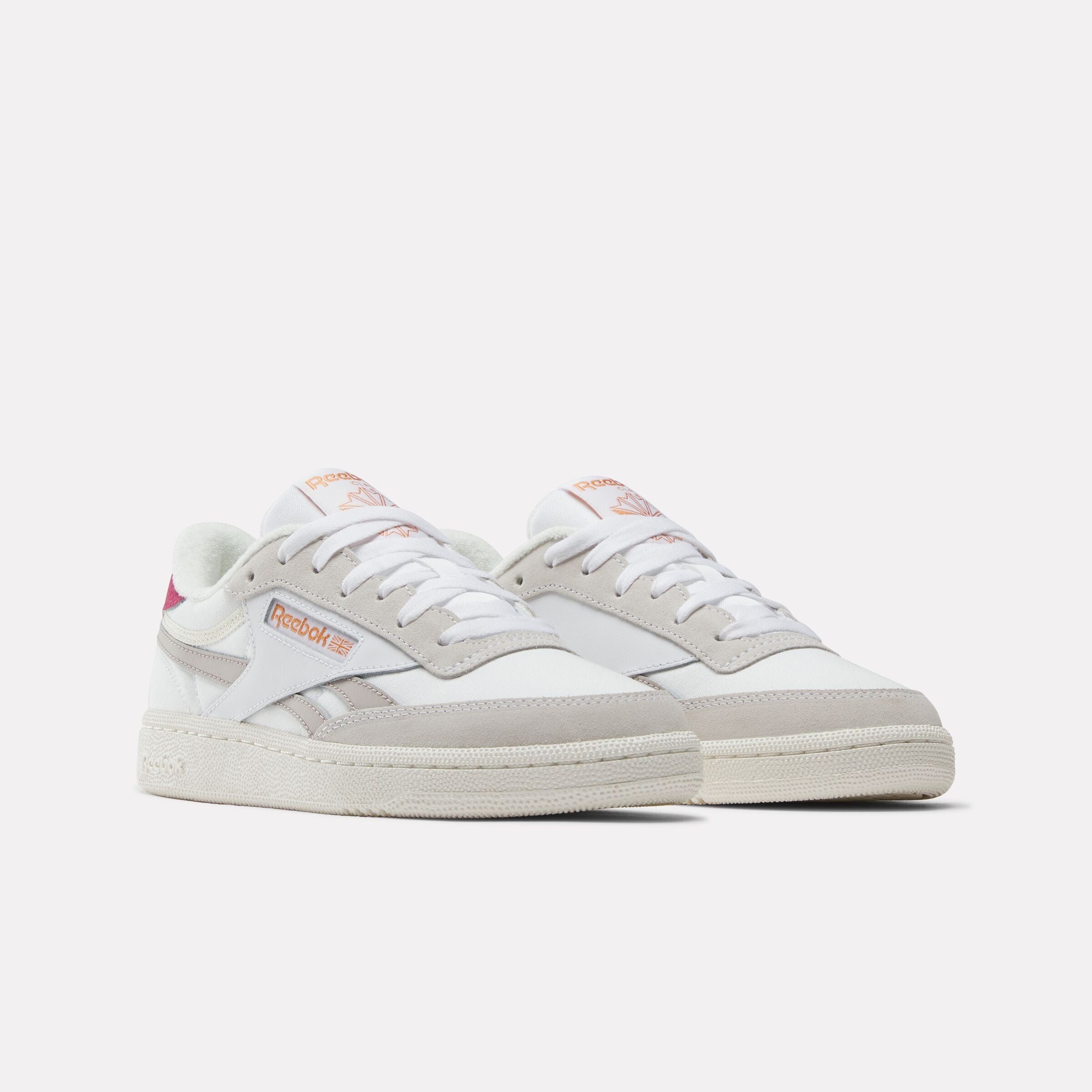 Reebok Women's Club C Revenge  In White/Veryberry M