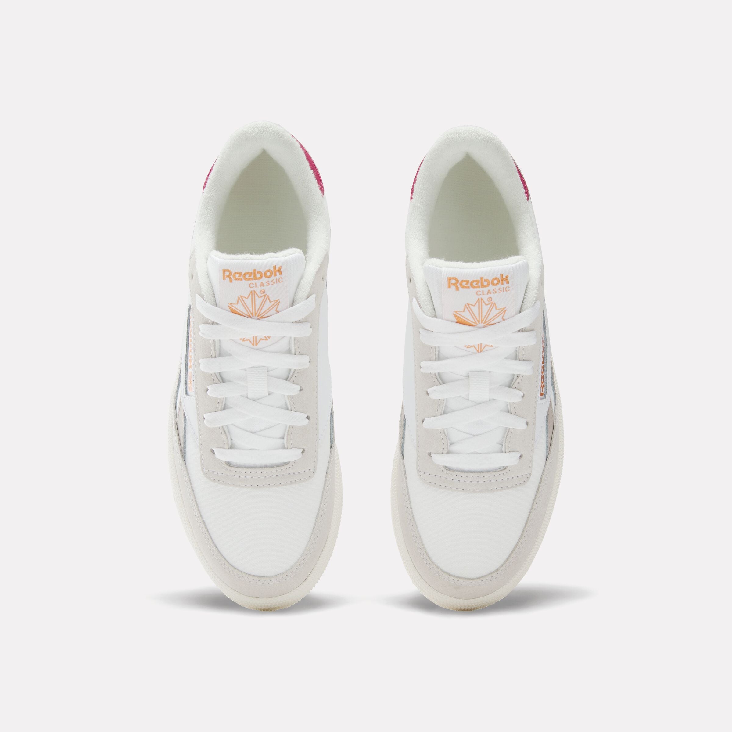 Reebok Women's Club C Revenge  In White/Veryberry M