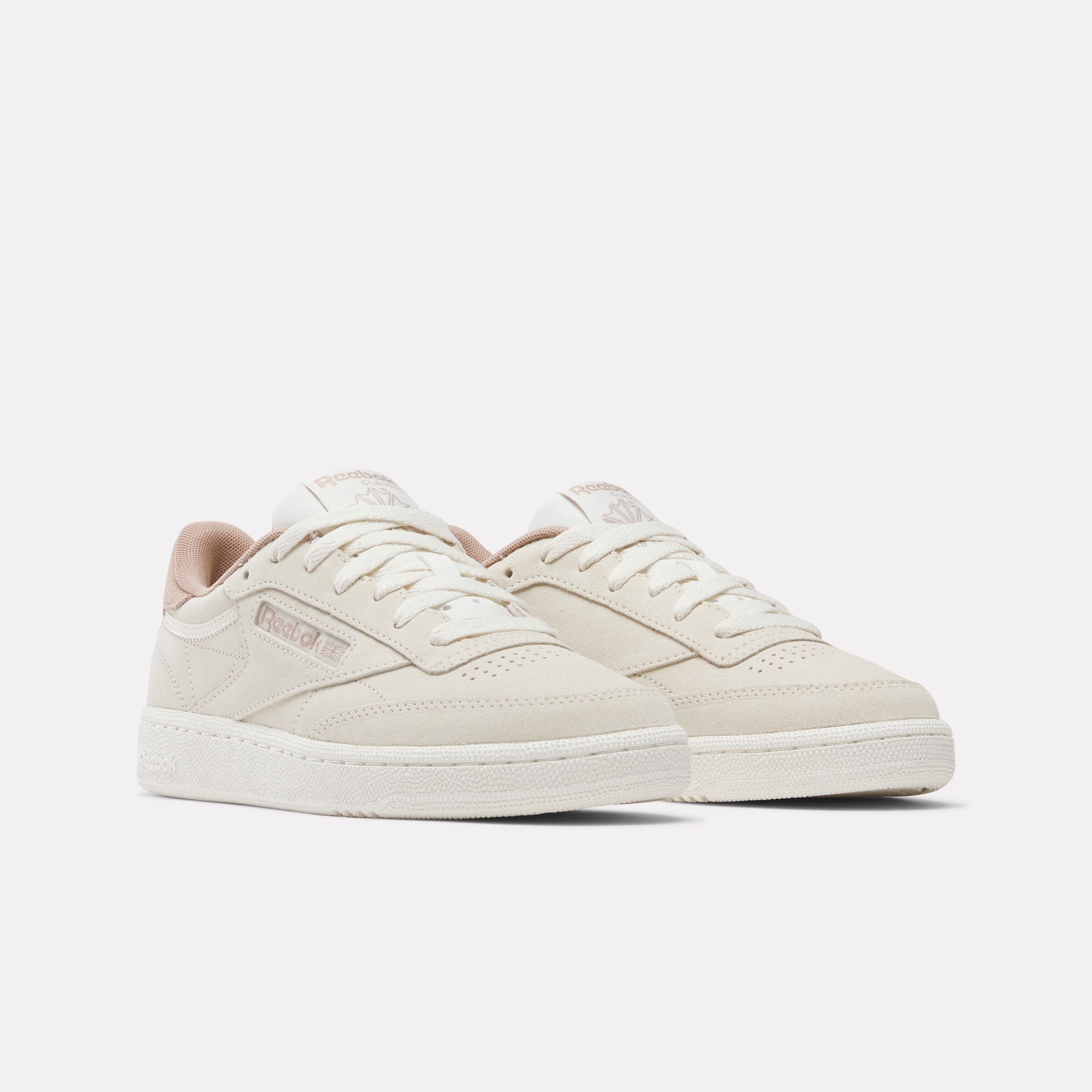 Reebok Women's Club C 85  In Sand/Scorchedearth/Hoopred M