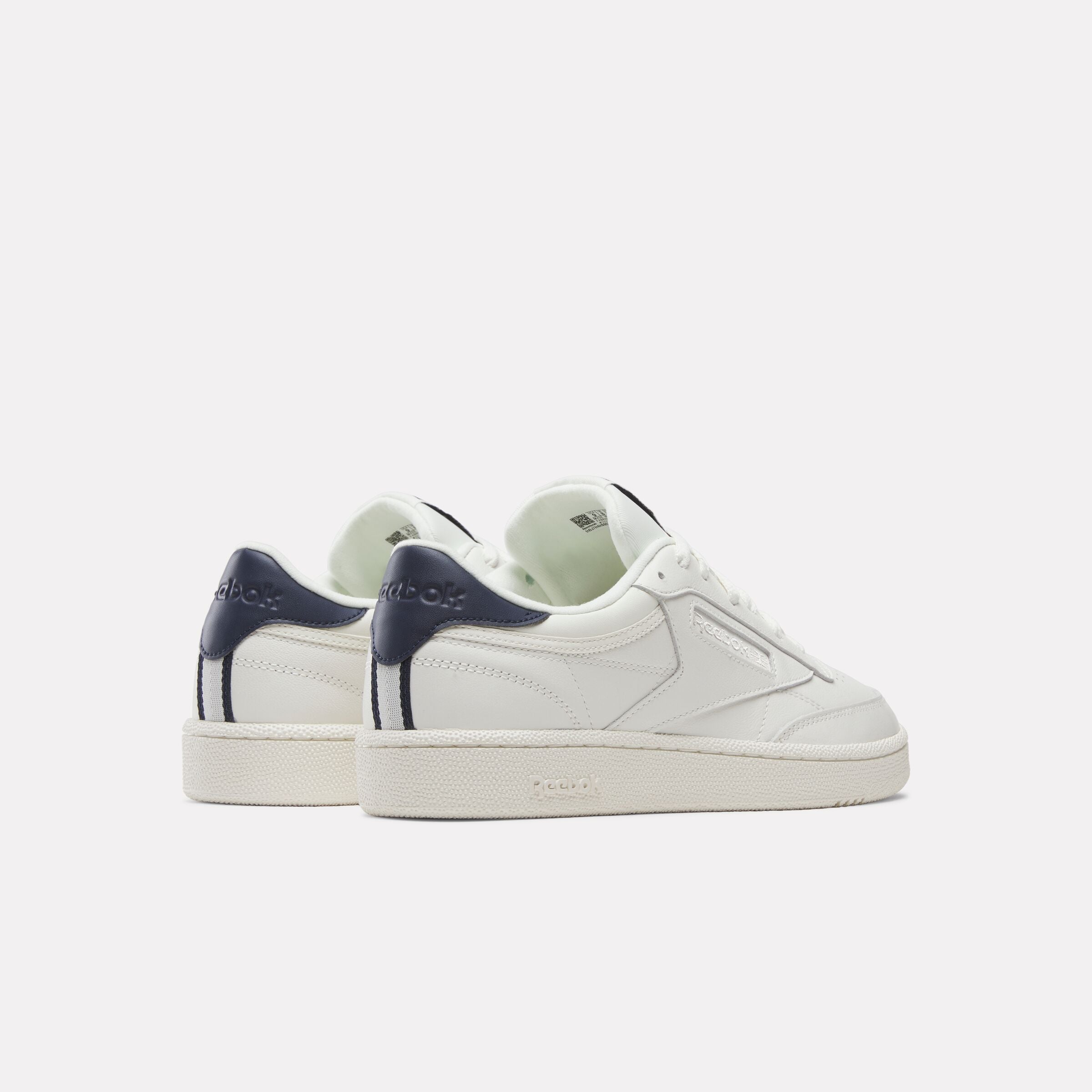 Reebok Unisex' Club C 85  In Chalk/Navy/Flintgreymet M
