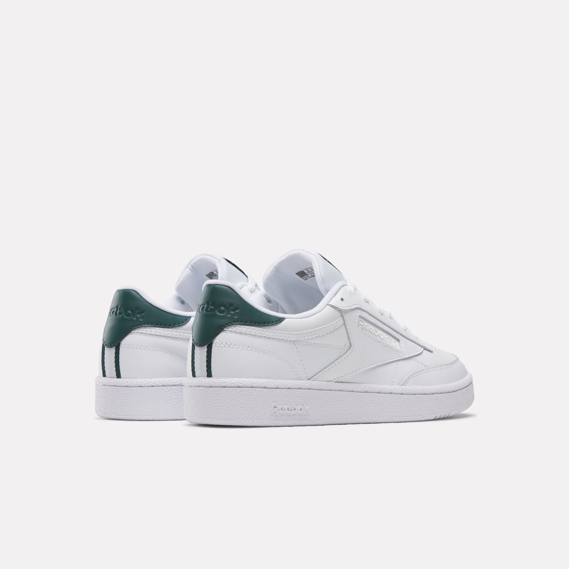 Reebok Unisex' Club C 85  In White/Breakawaygreen/Flintgrey M